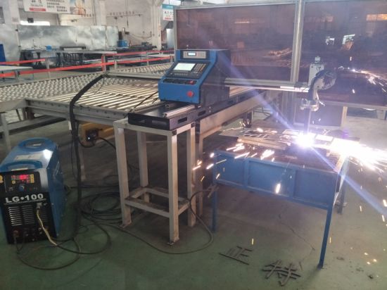 Hoë presisie Hiwin vierkante spoor plasma snyer 1300 * 2500mm aluminium plaat CNC plasma sny masjien Huayuan 65A plasma krag