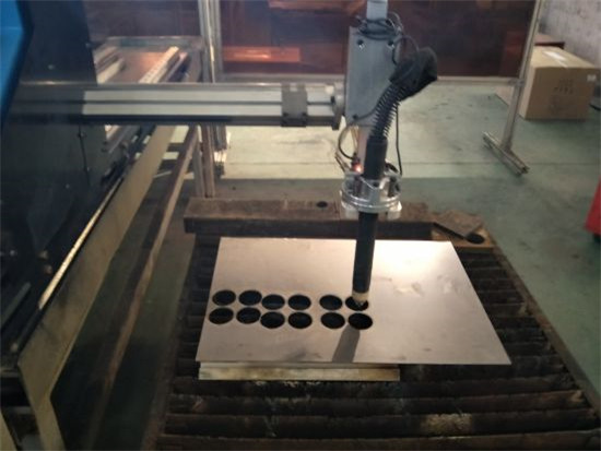 Gemaak in china tafel / protable CNC plasma snymasjien vir metaal plaat ronde materiaal